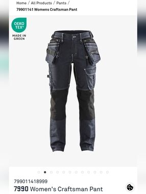 Women's Craftsman Pants - Dark Gray